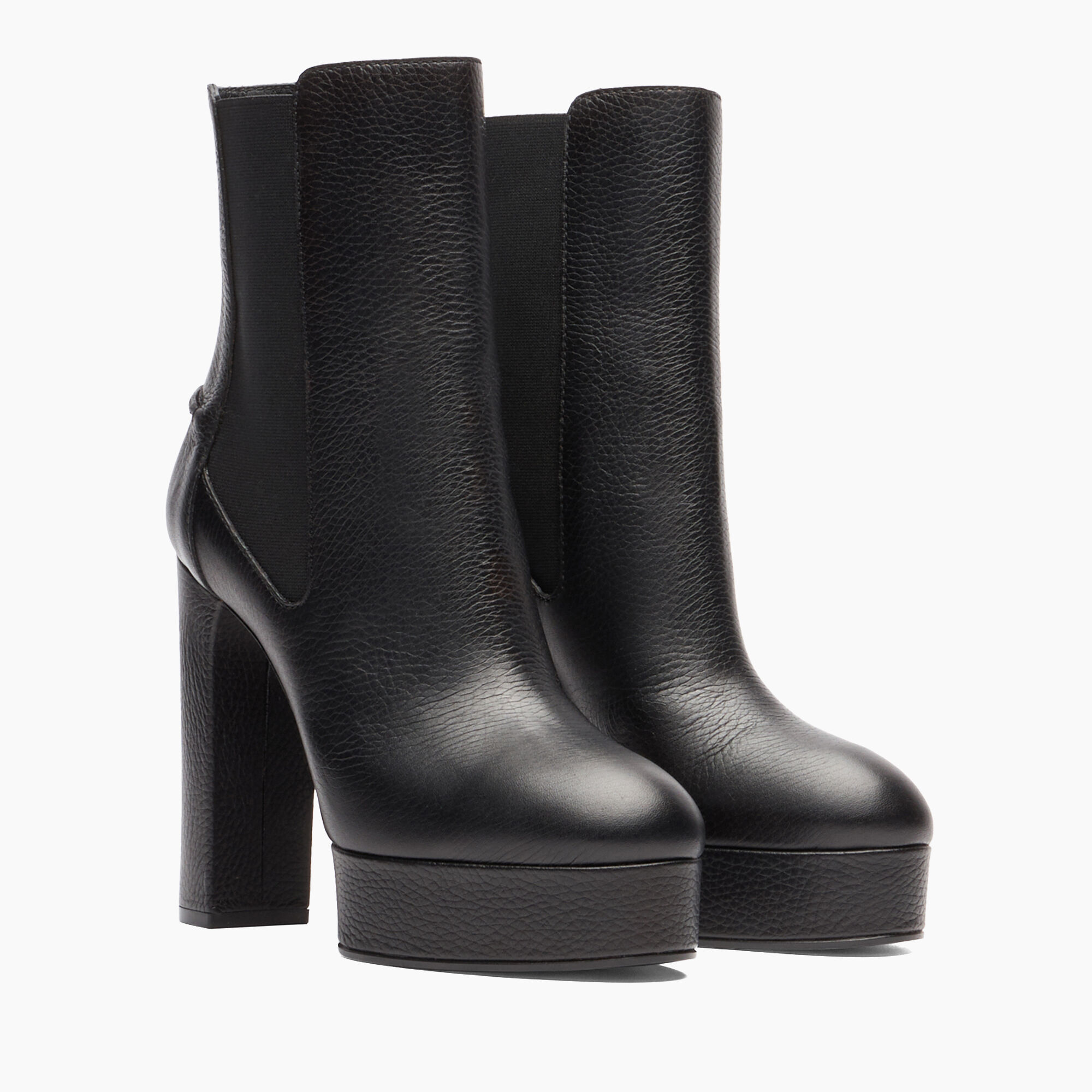 Casadei Betty Leather Ankle Boots Noir 1R472Y1201STATU