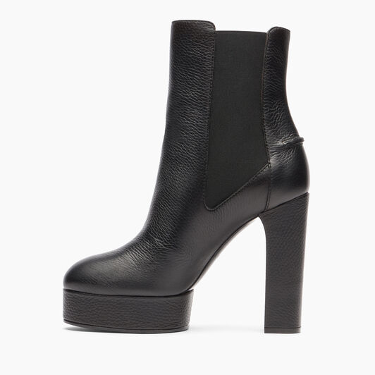 Casadei Betty Leather Ankle Boots Negro 1R472Y1201STATU