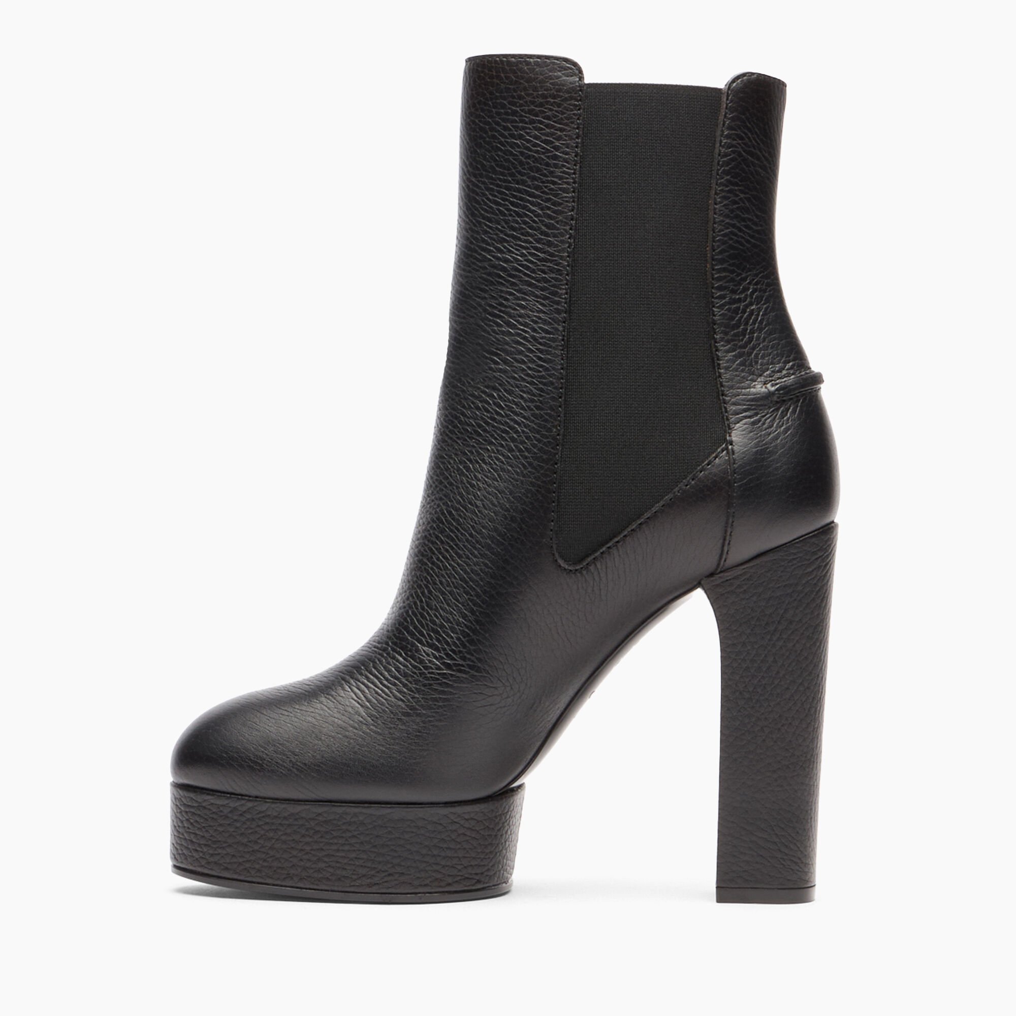 Casadei Betty Leather Ankle Boots Black 1R472Y1201STATU