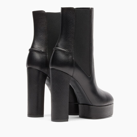 Casadei Betty Leather Ankle Boots أسود 1R472Y1201STATU