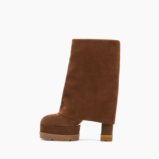 Casadei Nancy Reversable Suede Boots Sella 1S246Z1201RENNA