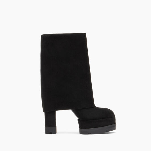 Casadei Nancy Reversable Suede Boots Nero 1S246Z1201RENNA