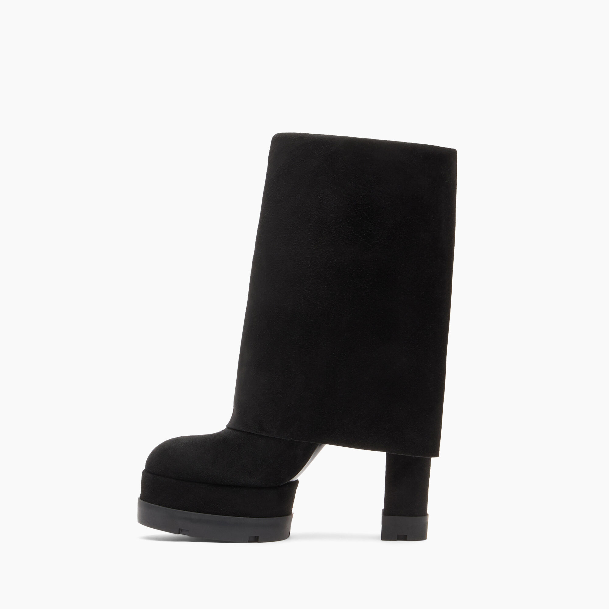 Casadei Nancy Reversable Suede Boots Nero 1S246Z1201RENNA