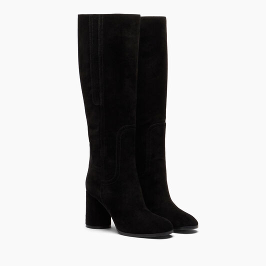 Casadei Cleo Suede High Boots Nero 1S323Y0801NOMAD