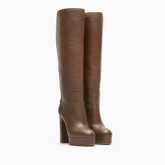 Casadei Betty Leather High Boots الرنة 1S324Y1201STATU