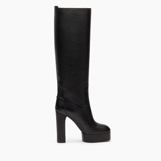 Casadei Betty Leather High Boots Negro 1S324Y1201STATU