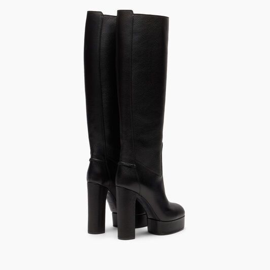 Casadei Betty Leather High Boots Noir 1S324Y1201STATU