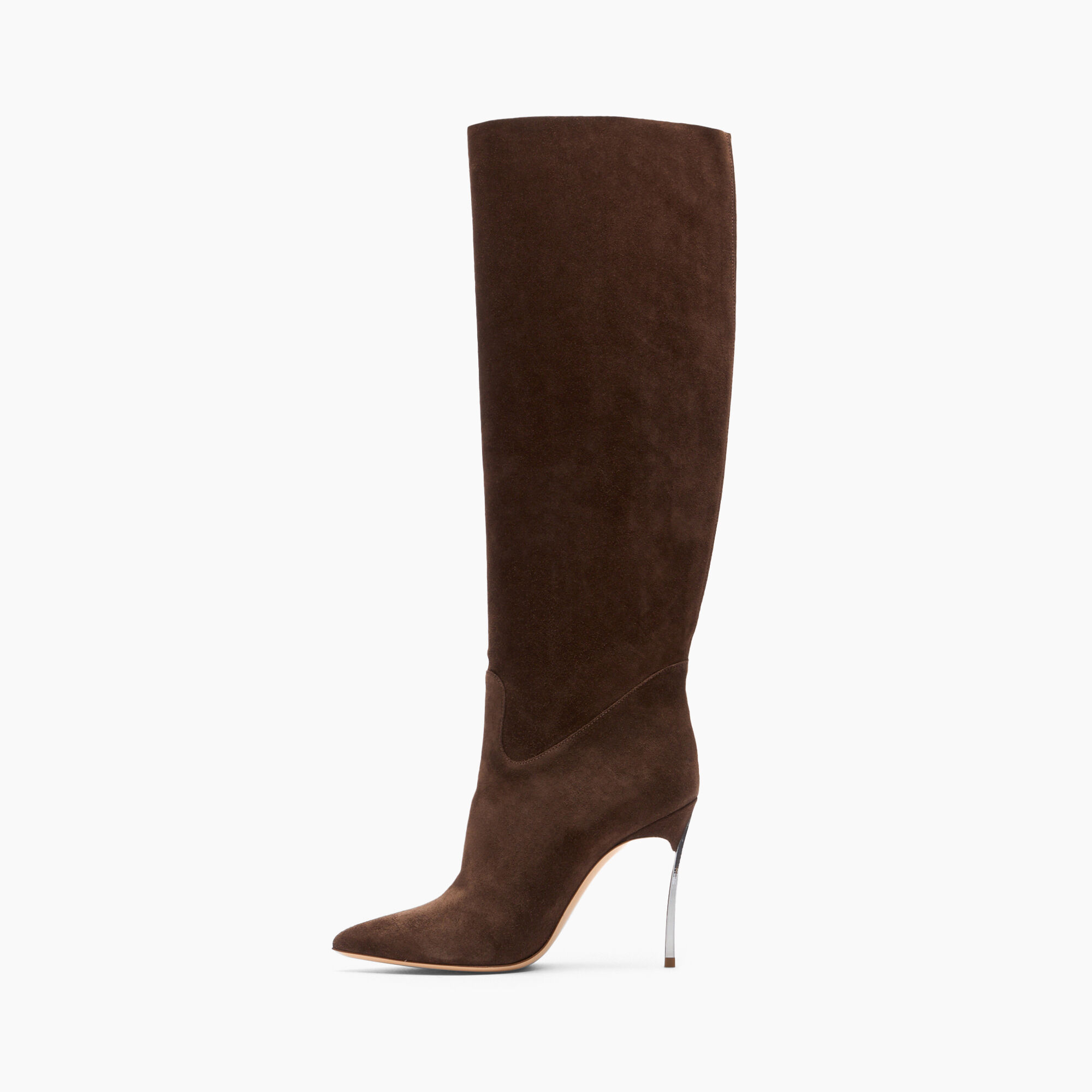 Casadei Blade Suede High Boots Cacao 1S329Y100MC1832