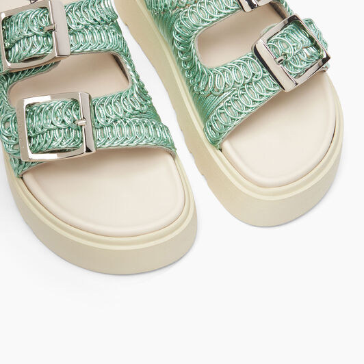 Casadei Birky Ale Slides Verde claro 2M392X0401C2447