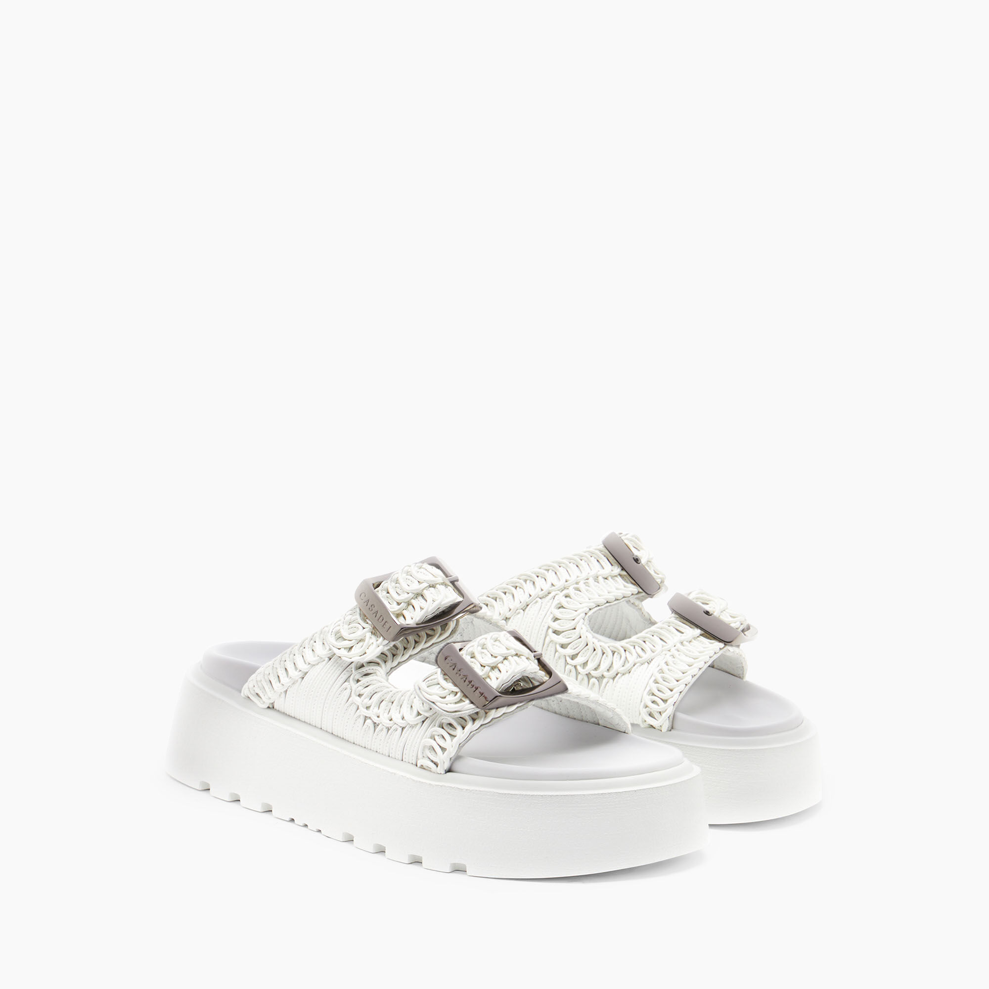 Casadei Birky Ale Slides Blanc 2M392X0401C2448