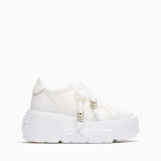 Casadei Nexus Leather Sneakers Blanc 2X016Y0701C1795