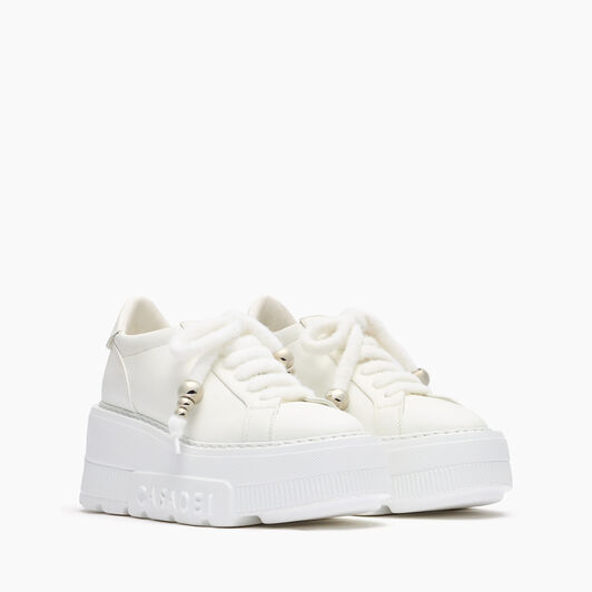 Casadei Nexus Leather Sneakers White 2X016Y0701C1795