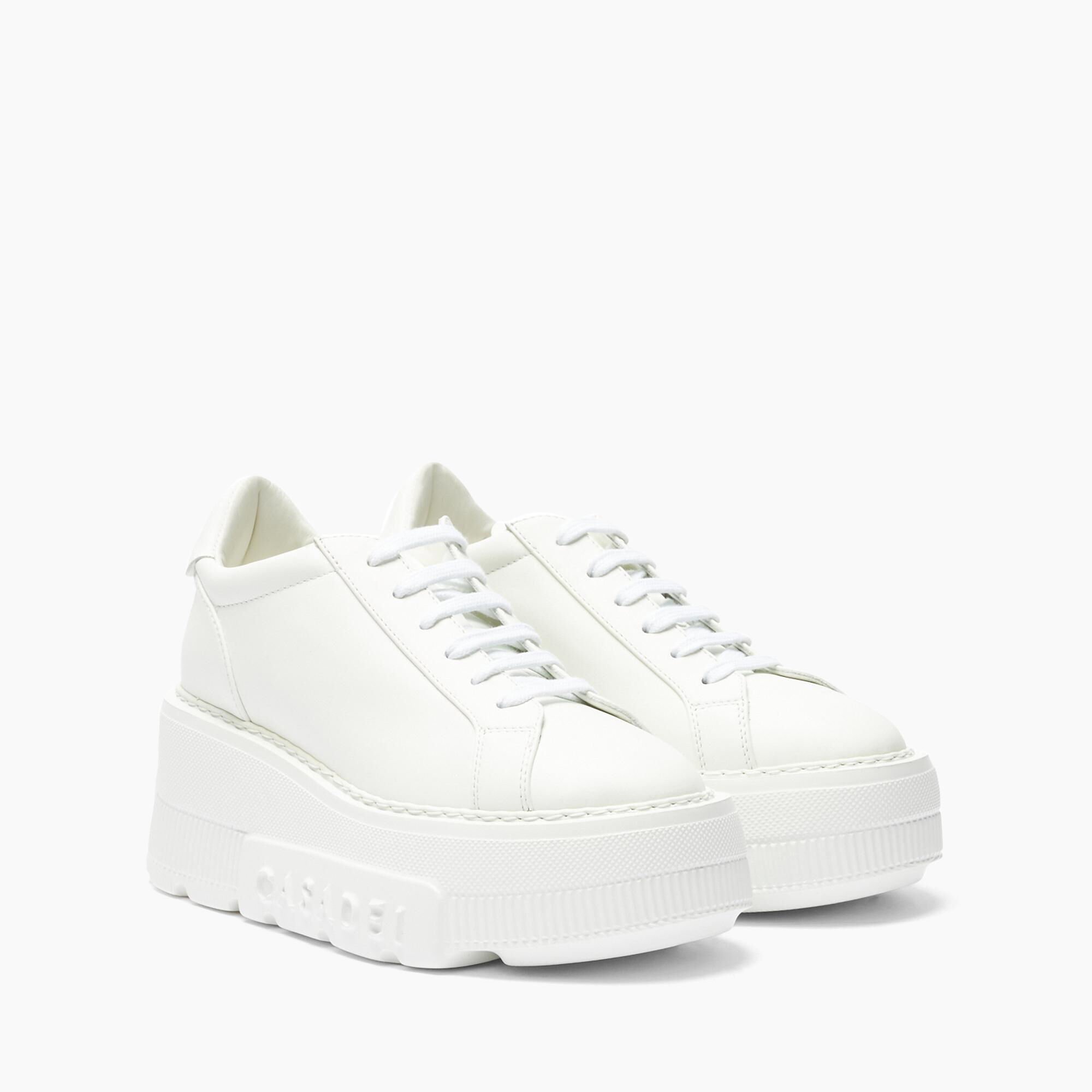 Casadei Nexus Leather Sneakers Blanc 2X894U0701SALEN