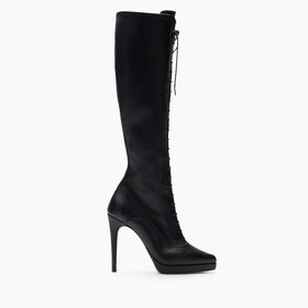 ${brand} Michelle Laced Platform High Boots ${colorDescription} ${masterID}