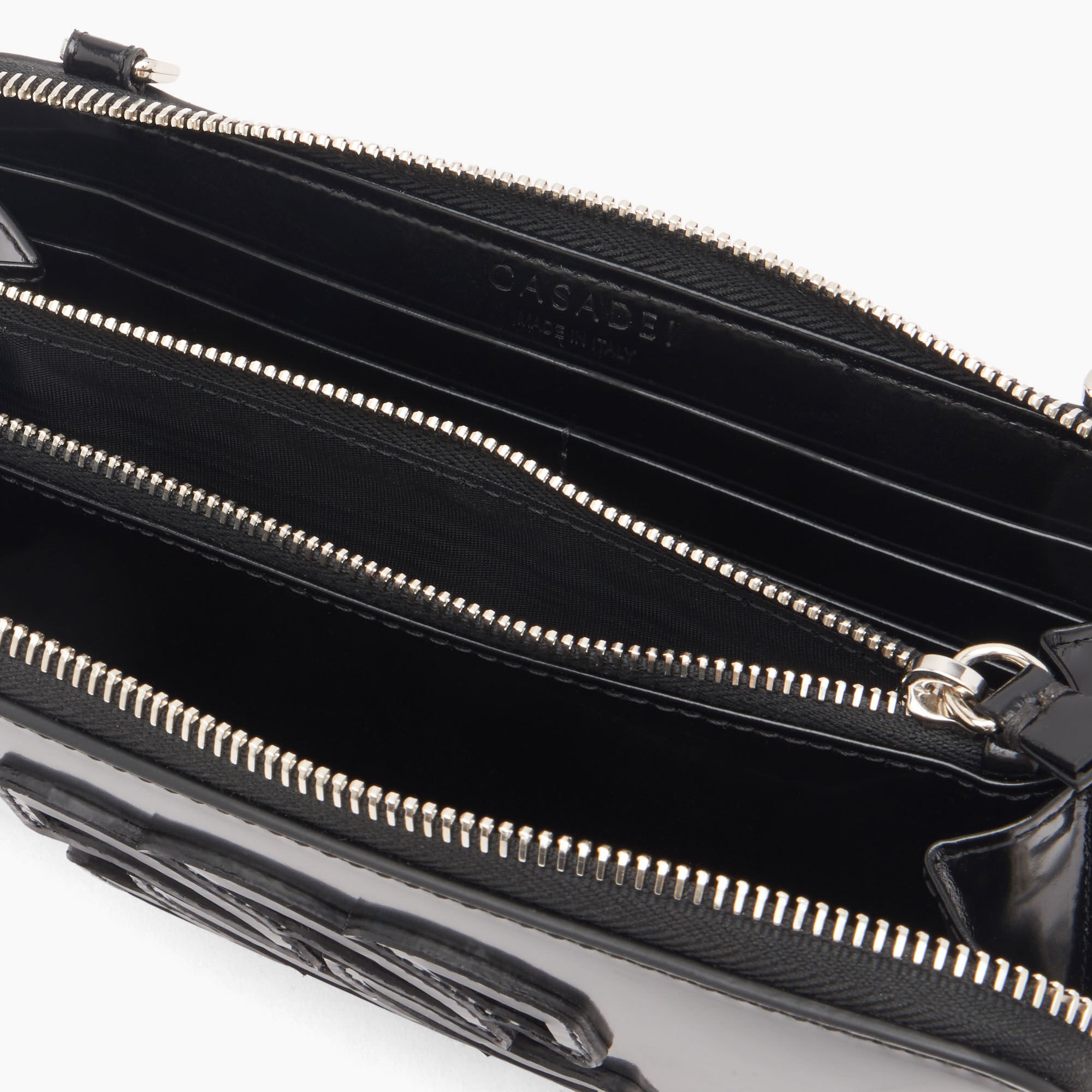 Casadei Wallet On Chain Black 4U000Y0000COSMI