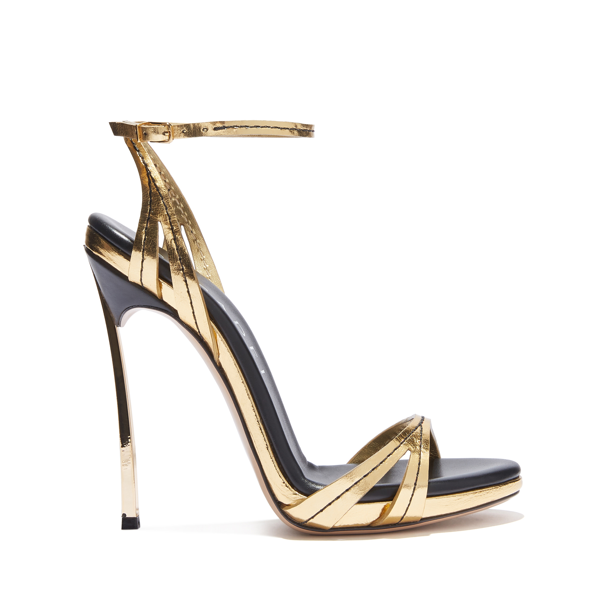 Women's Sandals in Gold and Black | Blade Jeannie | Casadei
