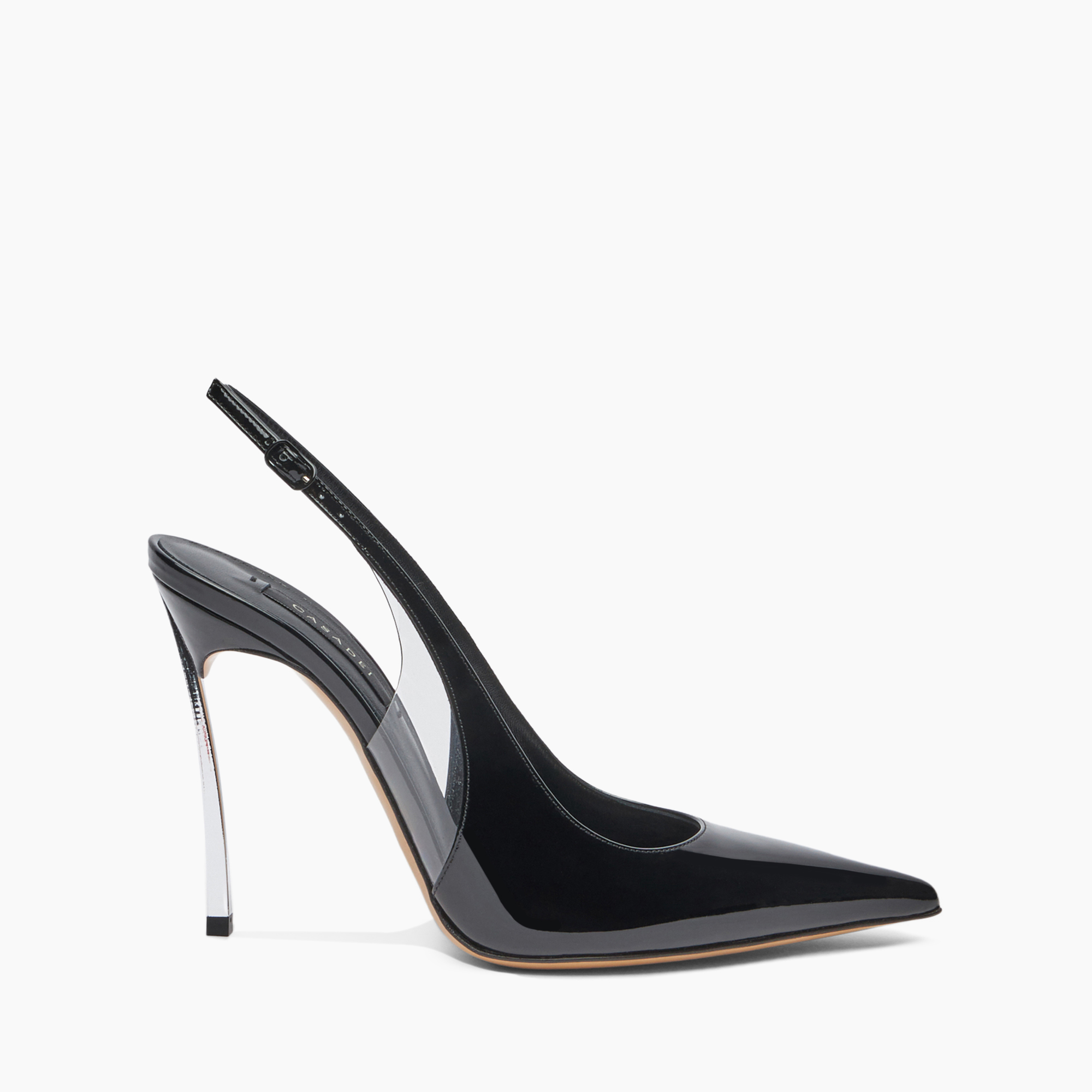 Superblade Patent Leather Slingbacks in Black for Women | Casadei®