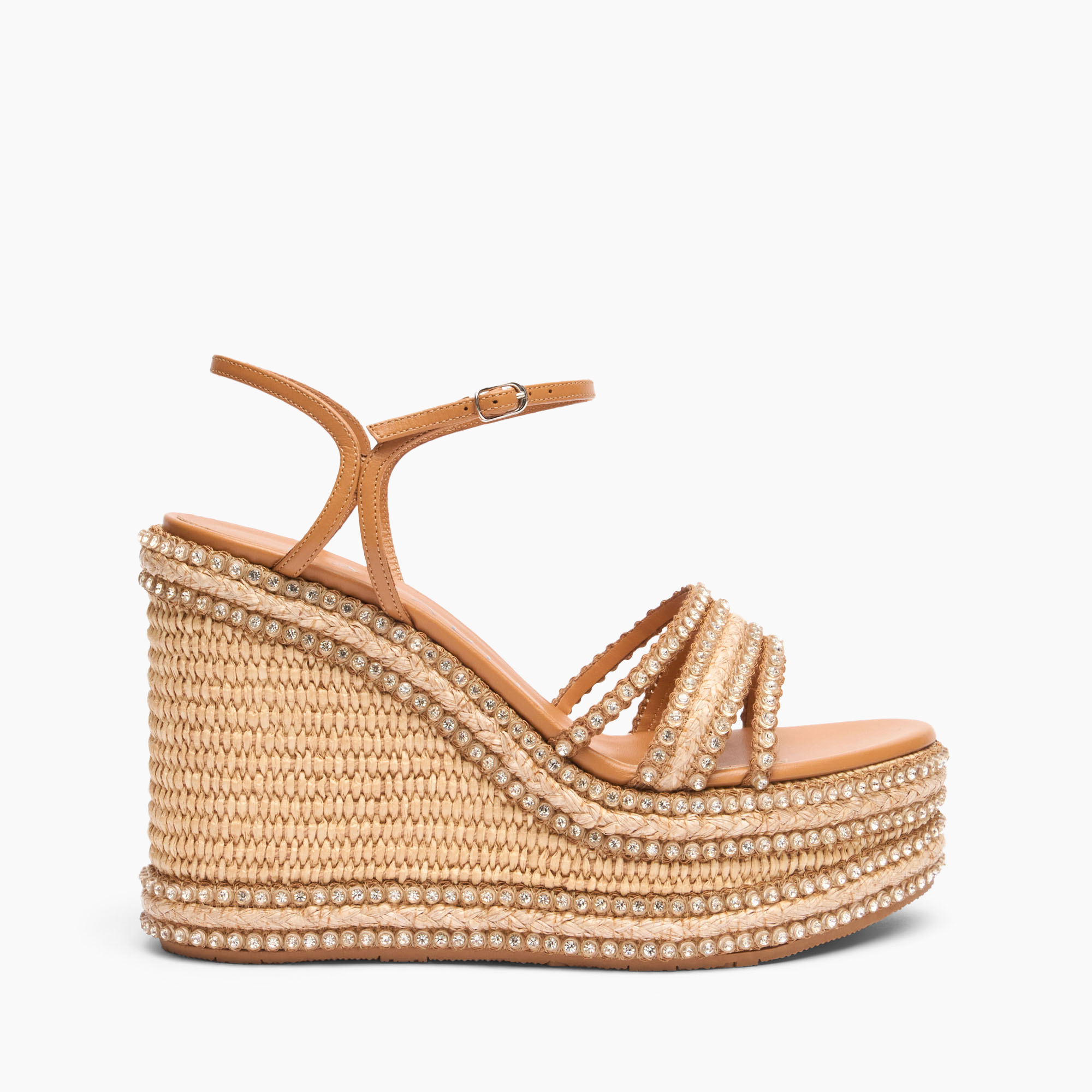 Limelight Wedges in Natur and Toffee for Women | Casadei®