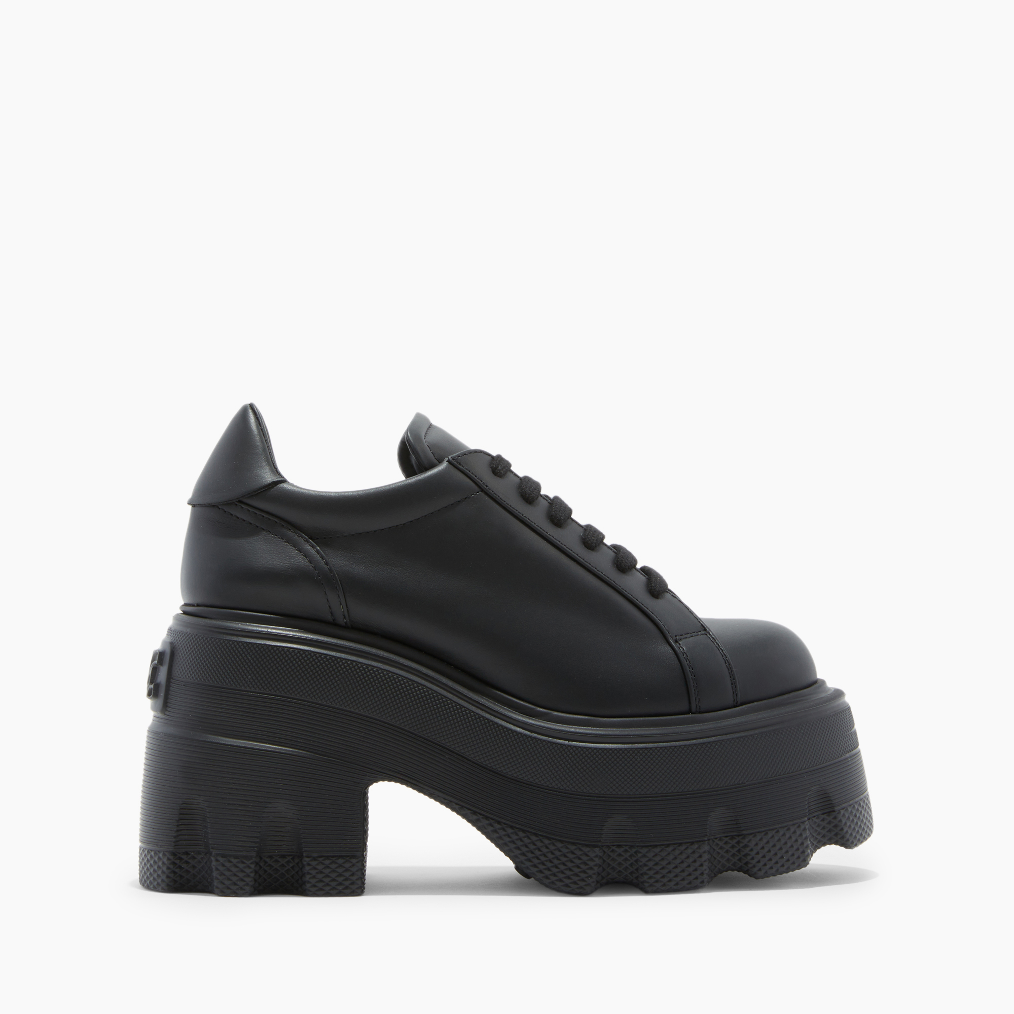 Maxxxi Leather Sneakers in Black for Women Casadei